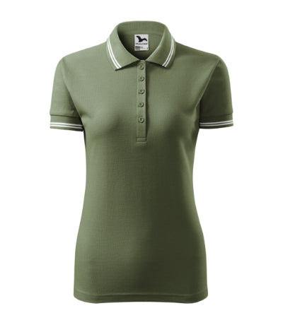 Urban - Galléros póló női - khaki