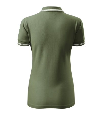 Urban - Galléros póló női - khaki