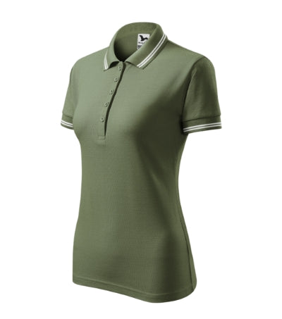 Urban - Galléros póló női - khaki