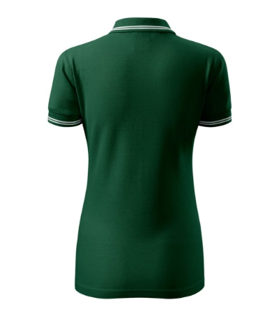 Urban - Galléros póló női - dark green