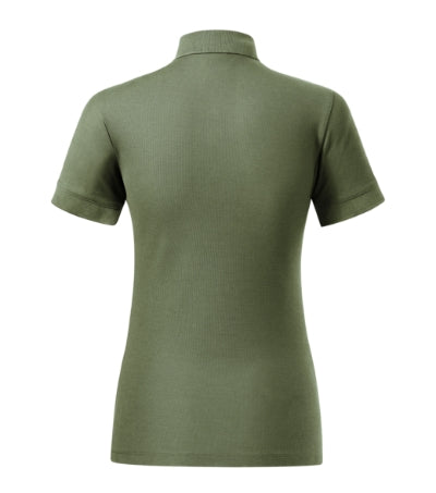 Prime (GOTS) - Galléros póló női - khaki