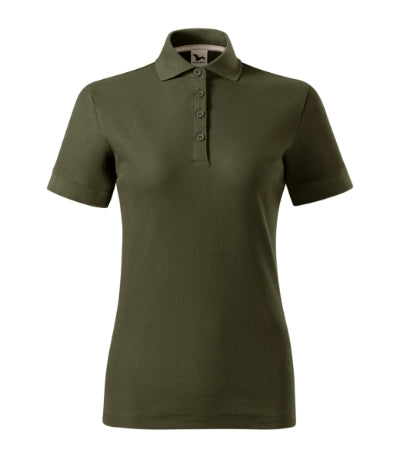 Prime (GOTS) - Galléros póló női - military