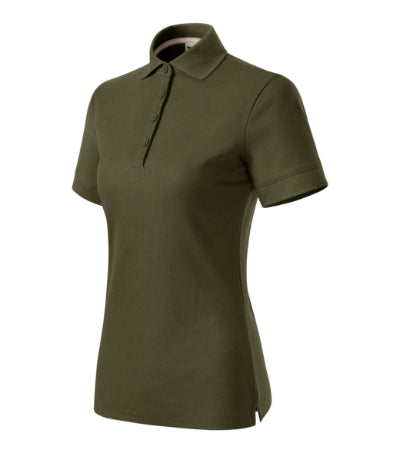 Prime (GOTS) - Galléros póló női - military