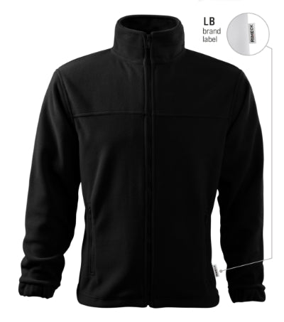 Jacket - Polár férfi - fekete 01 (brand label)