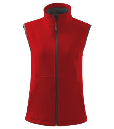 Vision - Softshell mellény női - piros