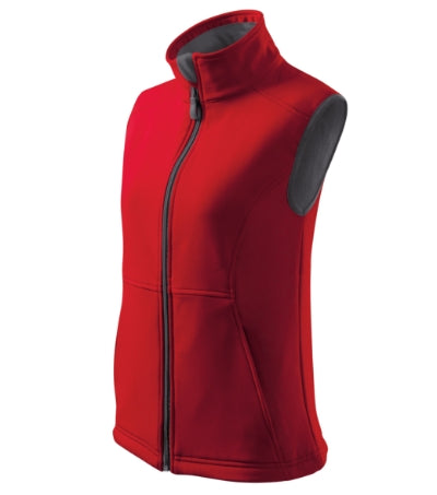 Vision - Softshell mellény női - piros