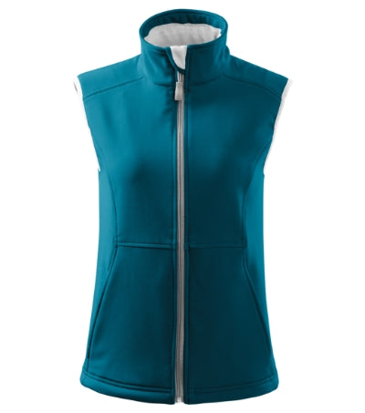 Vision - Softshell mellény női - sötét türkiz
