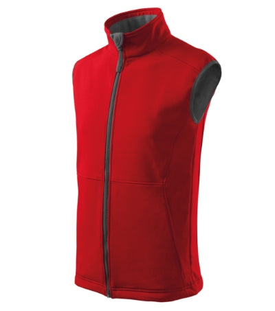 Vision - Softshell mellény férfi - piros
