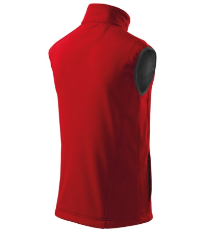 Vision - Softshell mellény férfi - piros