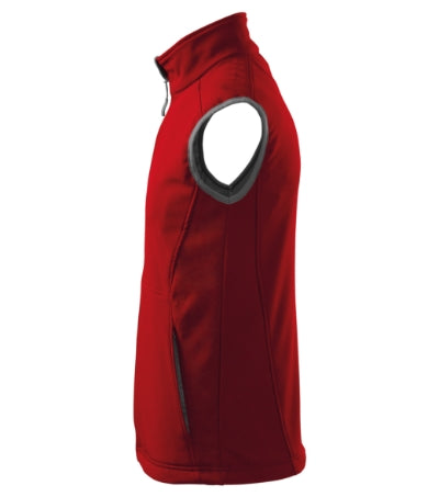Vision - Softshell mellény férfi - piros
