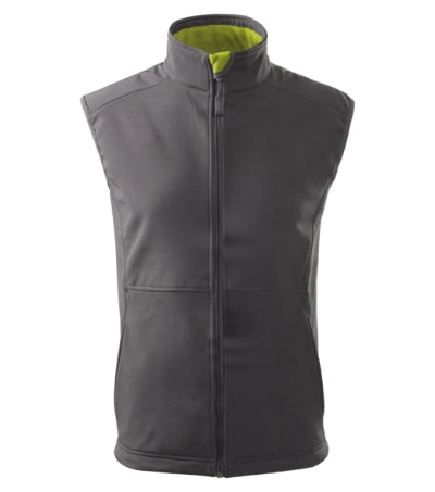 Vision - Softshell mellény férfi - acélszürke