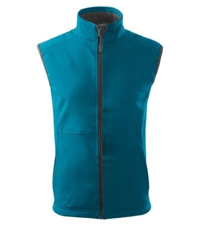 Vision - Softshell mellény férfi - sötét türkiz