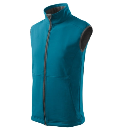 Vision - Softshell mellény férfi - sötét türkiz