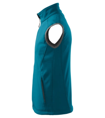 Vision - Softshell mellény férfi - sötét türkiz
