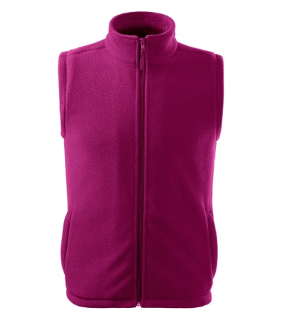 Next - Polár mellény unisex - fukszia