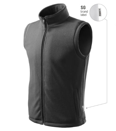 Next - Polár mellény unisex - acélszürke 36 (brand label)