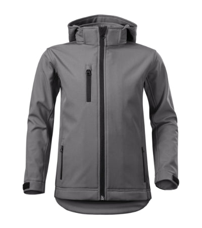 Performance - Softshell kabát gyerek - acélszürke