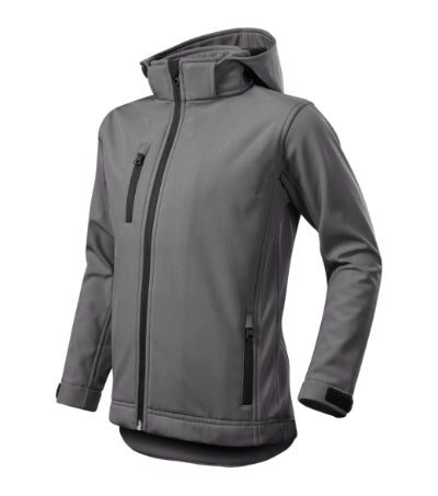 Performance - Softshell kabát gyerek - acélszürke