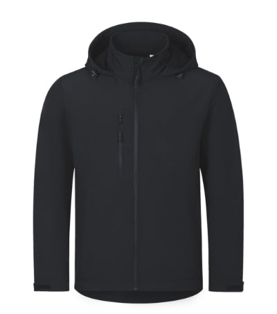 Trail - Softshell kabát férfi - ébenszürke