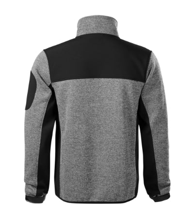 Casual - Softshell kabát férfi - knit light gray