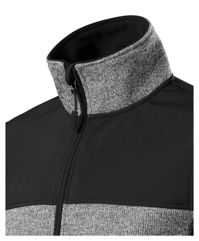 Casual - Softshell kabát férfi - knit light gray