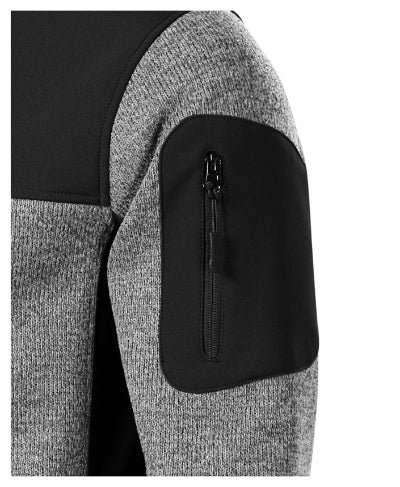 Casual - Softshell kabát férfi - knit light gray