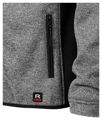 Casual - Softshell kabát férfi - knit light gray