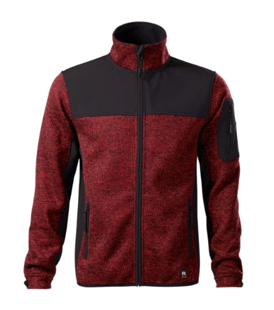 Casual - Softshell kabát férfi - knit marlboro red