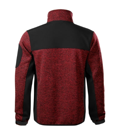 Casual - Softshell kabát férfi - knit marlboro red