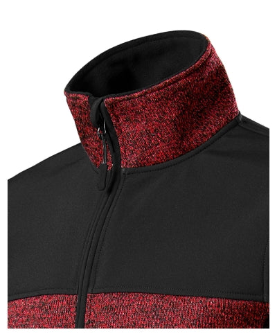 Casual - Softshell kabát férfi - knit marlboro red