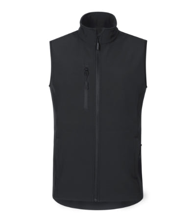 Trail - Softshell mellény férfi - ébenszürke