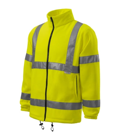 HV Fleece Jacket - Polár unisex - fluoreszkáló sárga