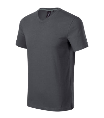 Action V-neck - Póló férfi - light anthracite