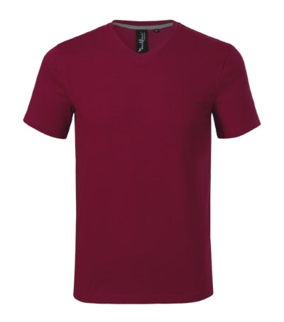 Action V-neck - Póló férfi - garnet