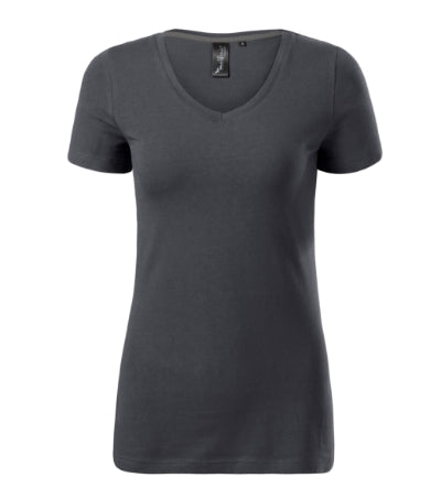 Action V-neck - Póló női - light anthracite