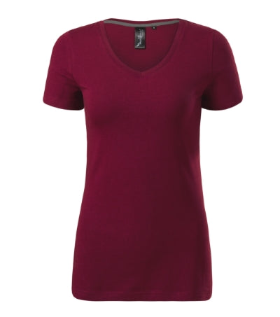 Action V-neck - Póló női - garnet
