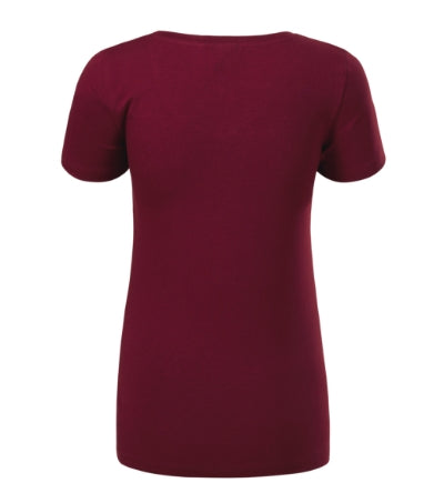 Action V-neck - Póló női - garnet