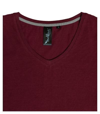 Action V-neck - Póló női - garnet