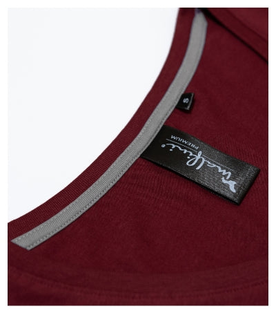 Action V-neck - Póló női - garnet