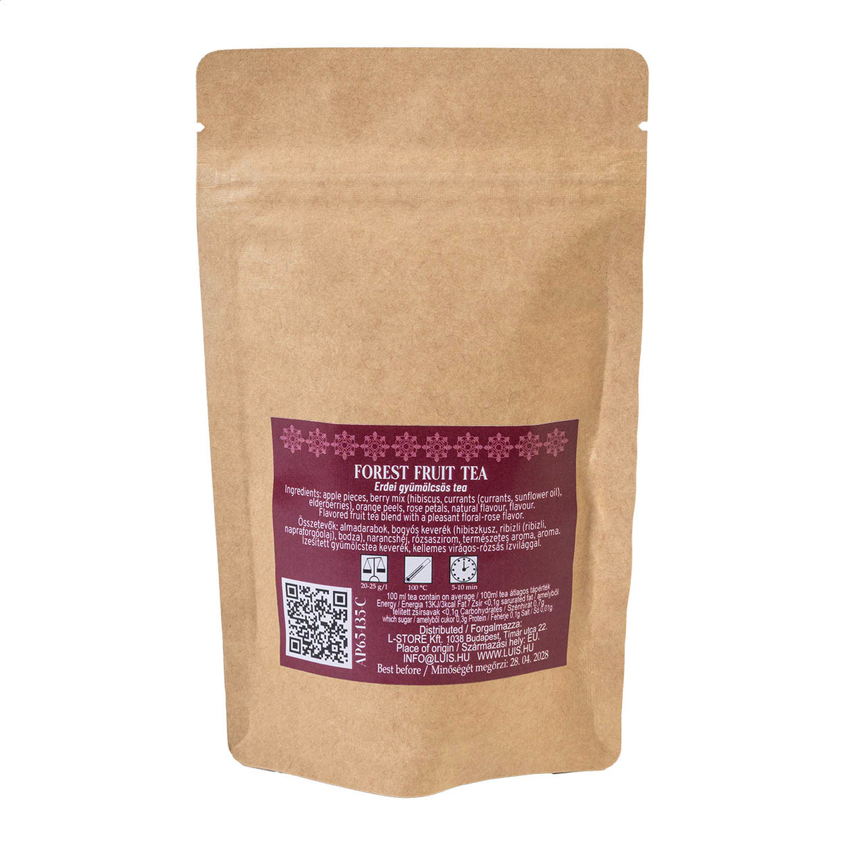 Chabag papír szálas tea, 40g natúr – Dekormunka – további kép 5