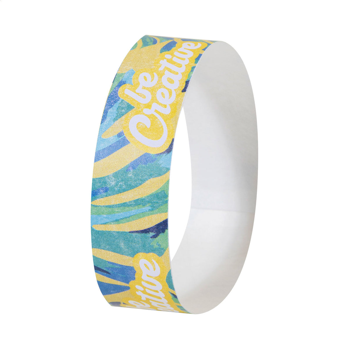 Wristvek Creative egyedi tyvek karszalagok (10 db) fehér – Dekormunka