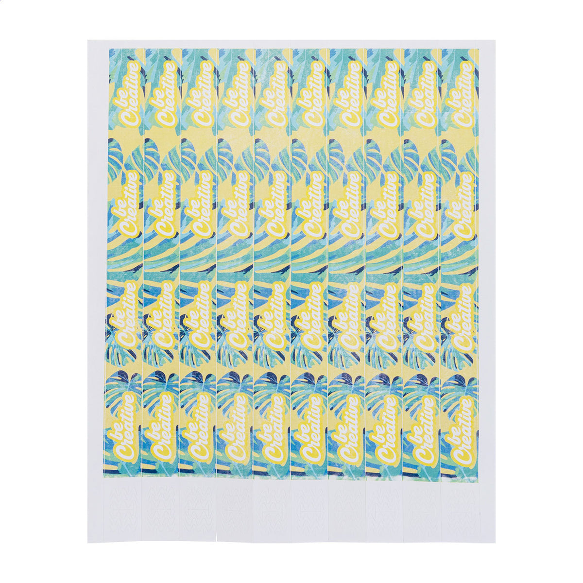 Wristvek Creative egyedi tyvek karszalagok (10 db) fehér – Dekormunka – további kép 5