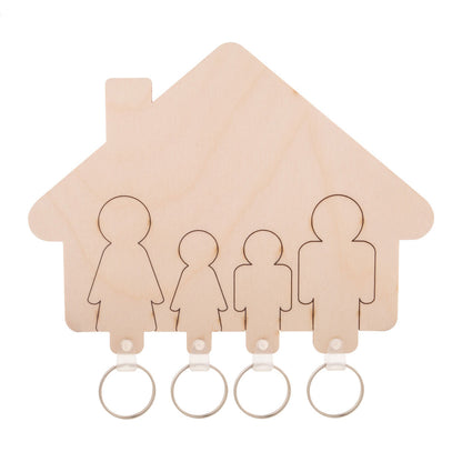Homey Plus fa fali kulcstartó natúr – Dekormunka