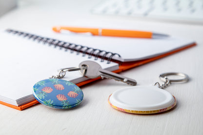 KeyBadge Mini műanyag kitűzős kulcstartó fehér – Dekormunka – további kép 5