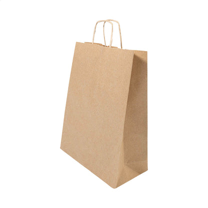Papbag S papír ajándéktáska, kicsi natúr – Dekormunka