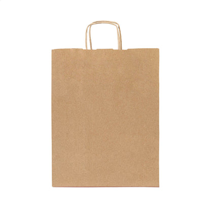 Papbag S papír ajándéktáska, kicsi natúr – Dekormunka – további kép 2
