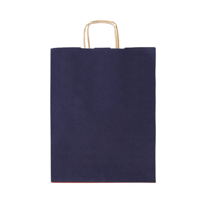 Papbag S papír ajándéktáska, kicsi sötét kék – Dekormunka – további kép 2