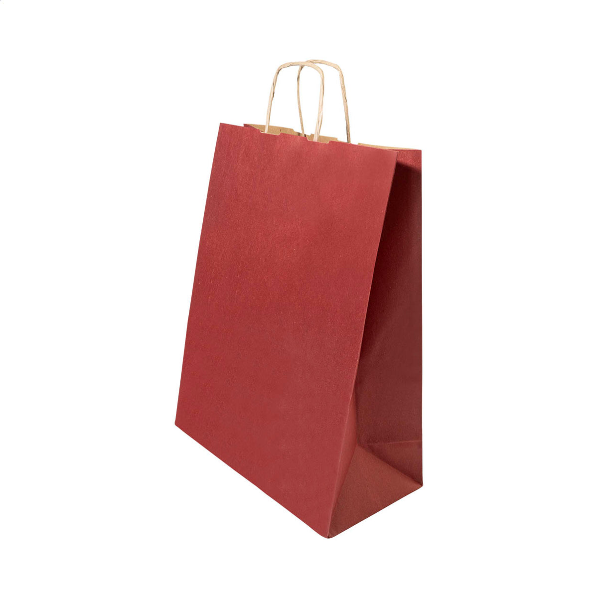 Papbag S papír ajándéktáska, kicsi burgundi vörös – Dekormunka