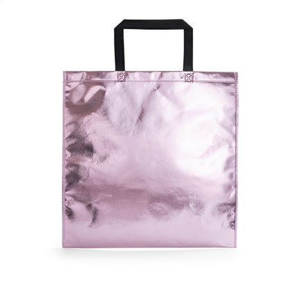 Metalot laminált non-woven bevásárlótáska rózsaszín – Dekormunka