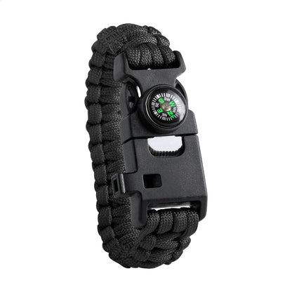 Peary nylon paracord túlélési karkötő fekete – Dekormunka